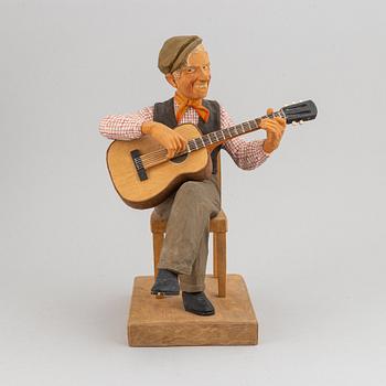 HERMAN ROSELL, sculpture, wood, signed and dated 1950.