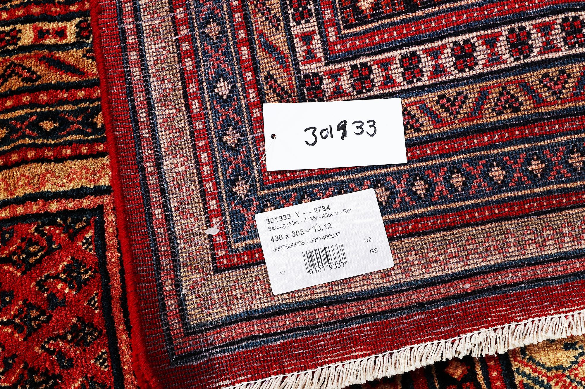 Matta, Sarouk - Mir, ca 430 x 305 cm.