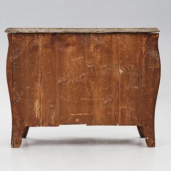 A Swedish Rococo 18th century commode by J Noraeus, master 1769-1781.