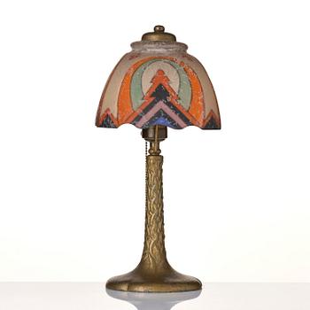 Handel, an Art Deco table lamp, Connecticut, USA, 1920s.