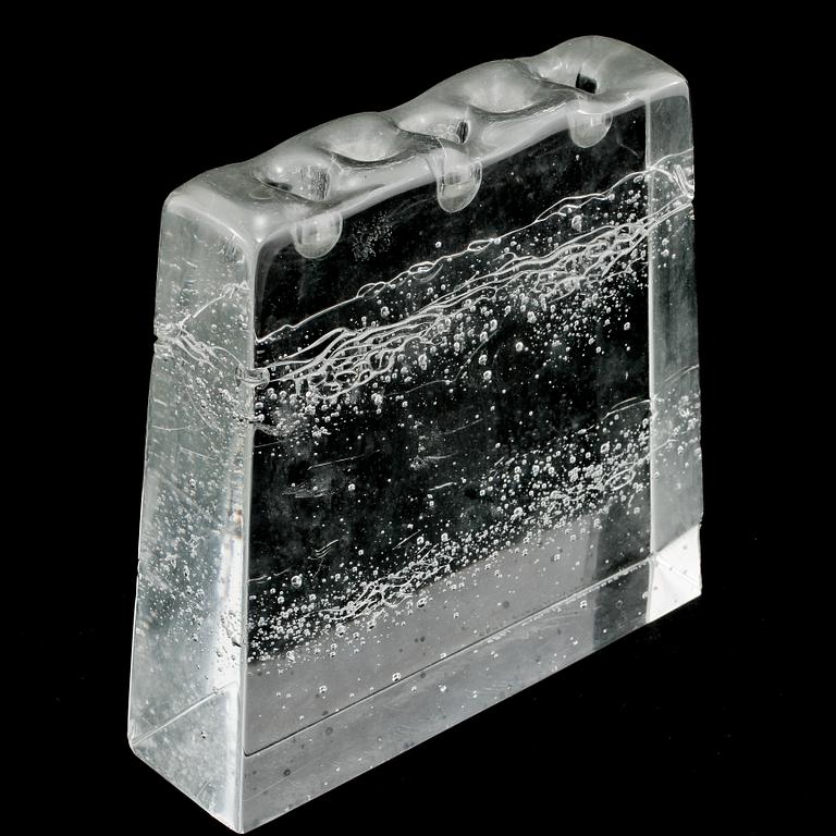 LJUSSTAKE, Timo Sarpaneva, Iittala, 1980, signerad.