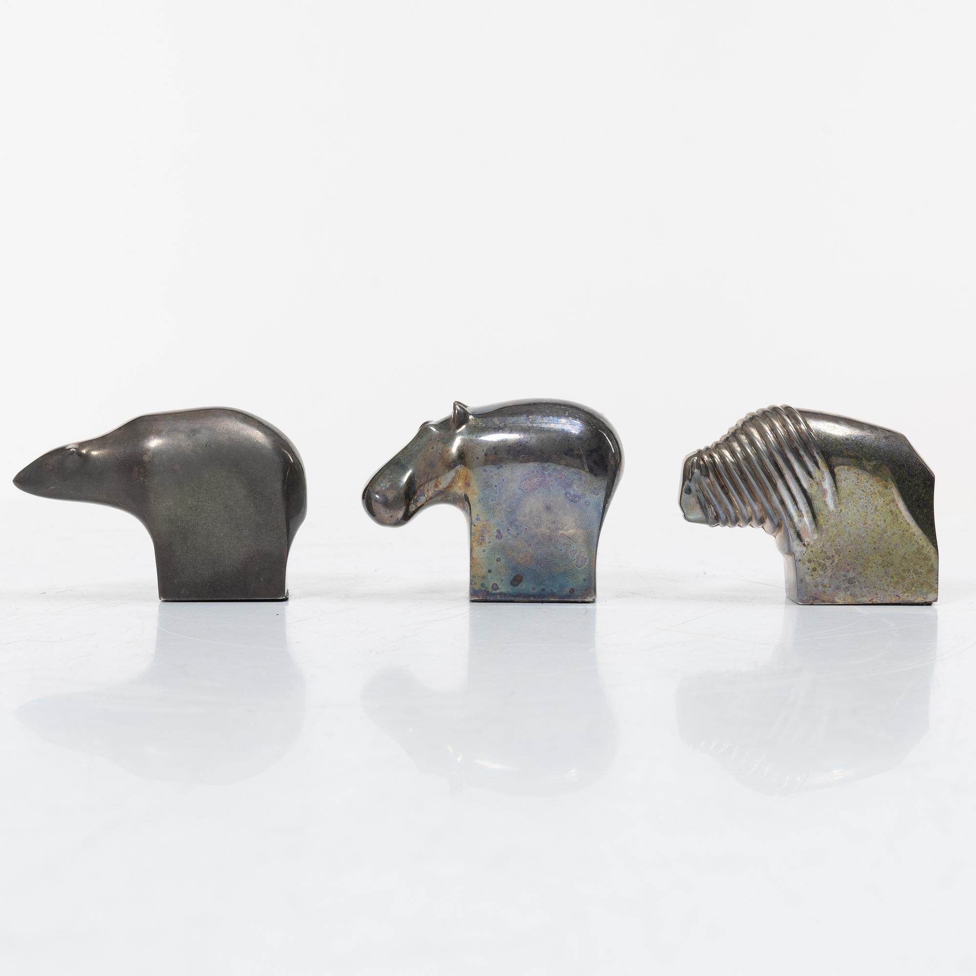 Gunnar Cyrén, five figurines, Dansk Designs, Japan.