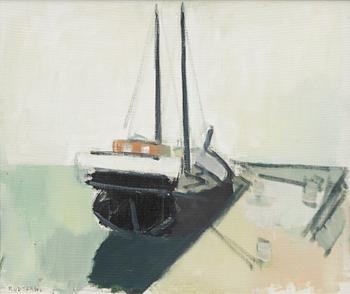 Gustav Rudberg, "Boat in backlight".