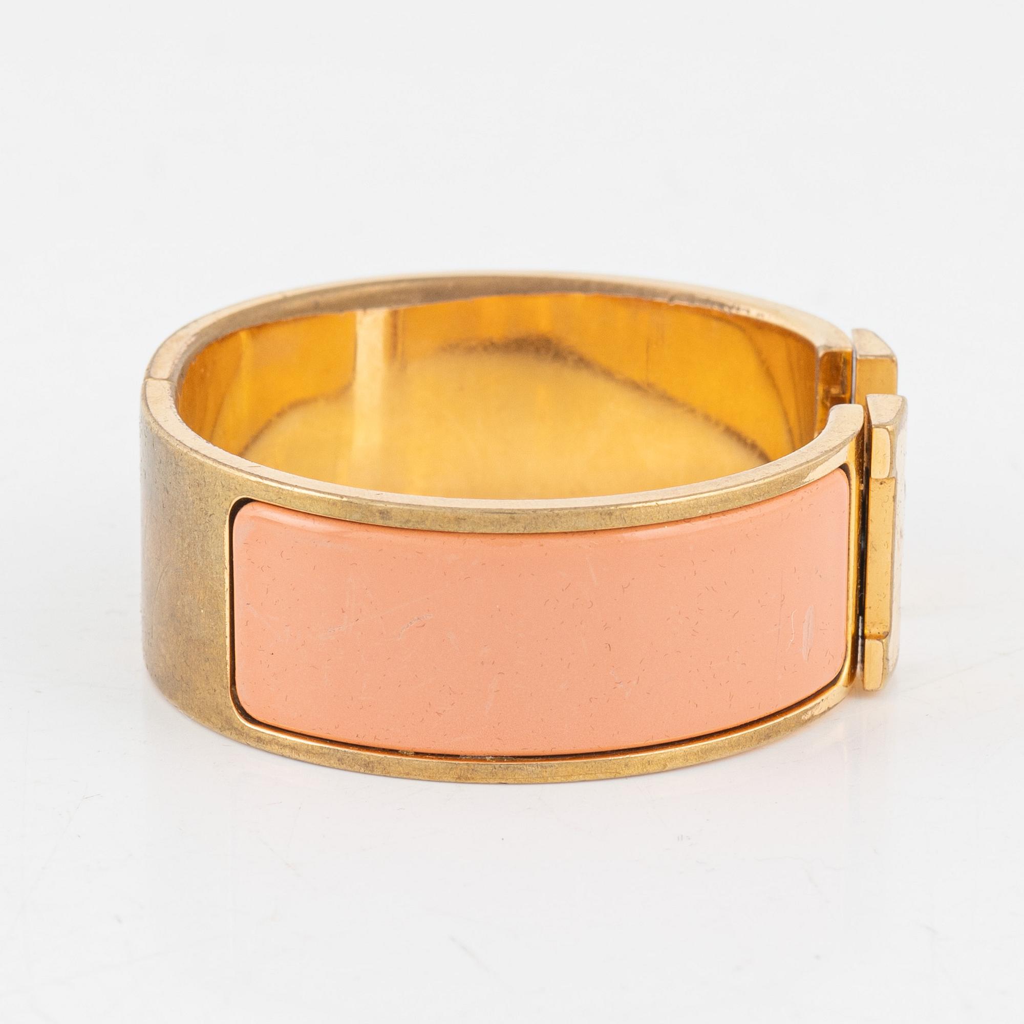 Hermès, a 'Clic Clac H' bracelet.