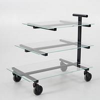 Josef Frank, a tea trolley, model 691, Svenskt Tenn, 2000s.