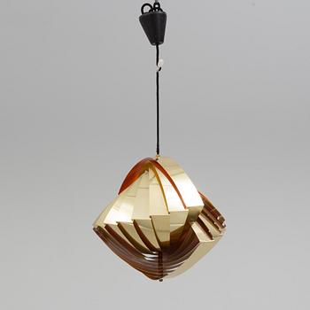 LOUIS WEISDORF, takarmatur, "Konkylie", sk. Tivolilampa, formgiven för Lyfa, 1968.