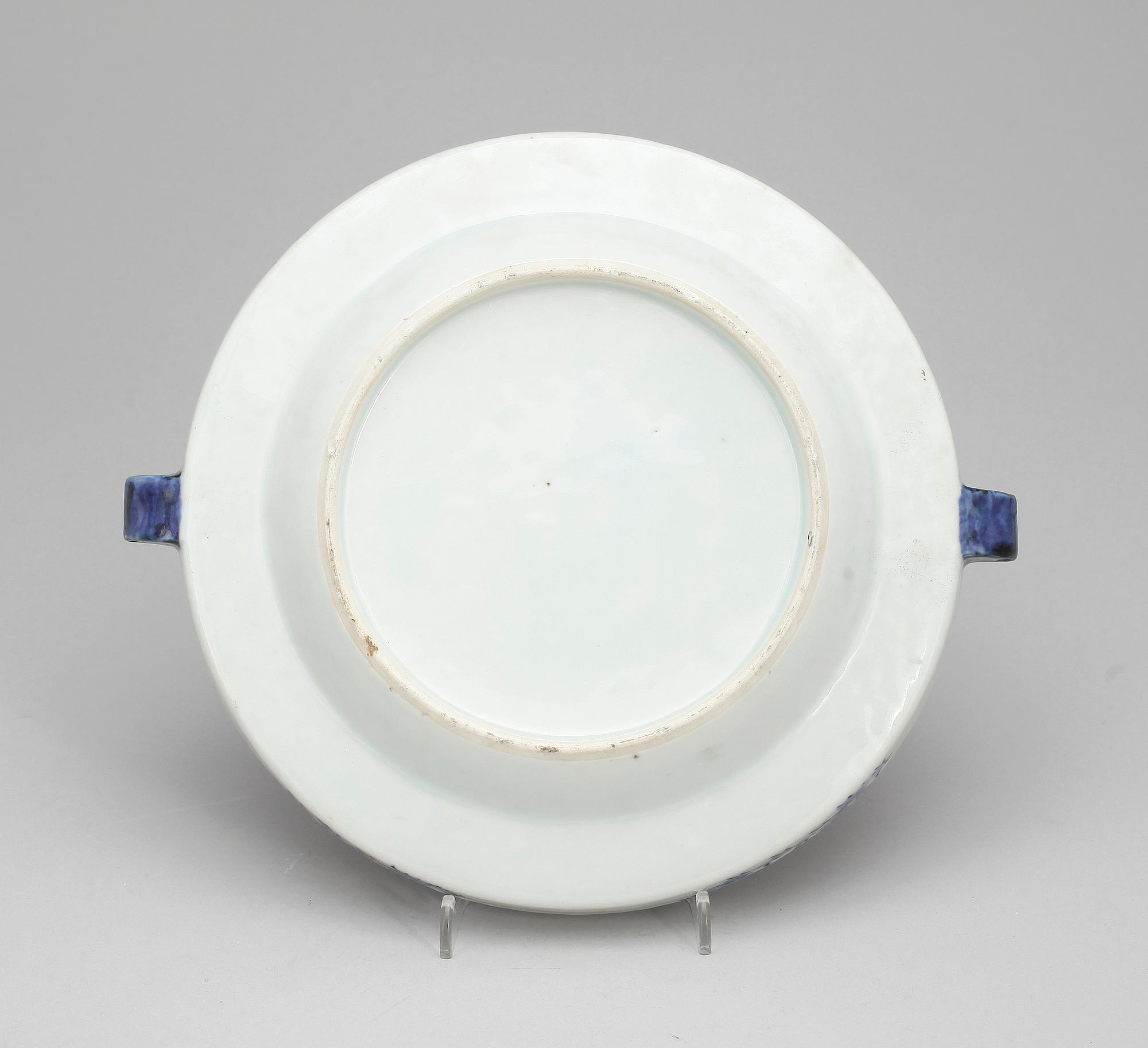 VÄRMEFAT, 3 st, porslin, Kina, Jiaqing ( 1796-1820).