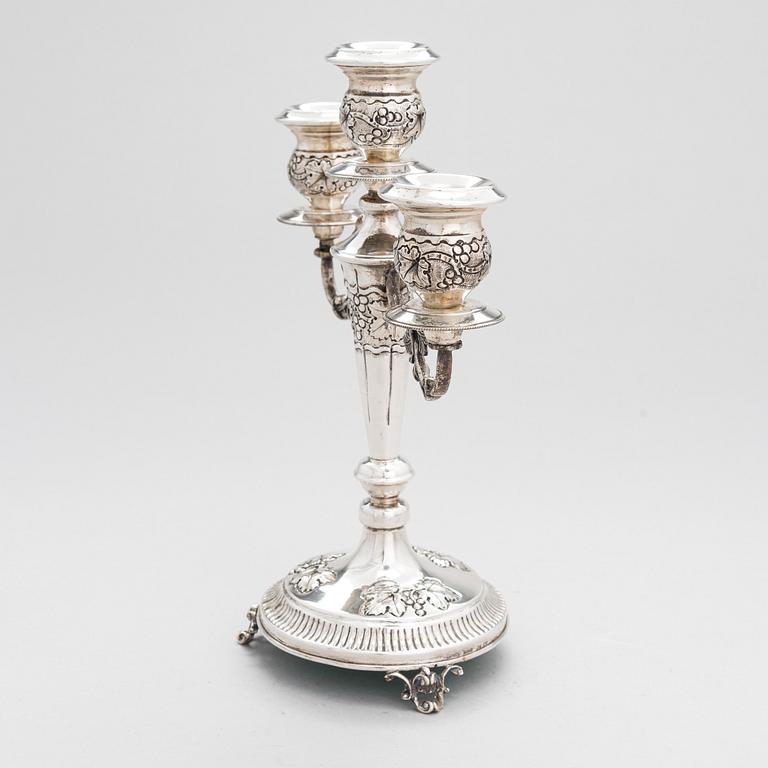 Kandelaber, sterlingsilver, Grekland 1900-talets mitt.