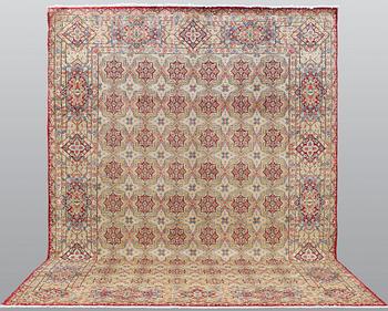 A carpet, Kerman, ca 460 x 340 cm.