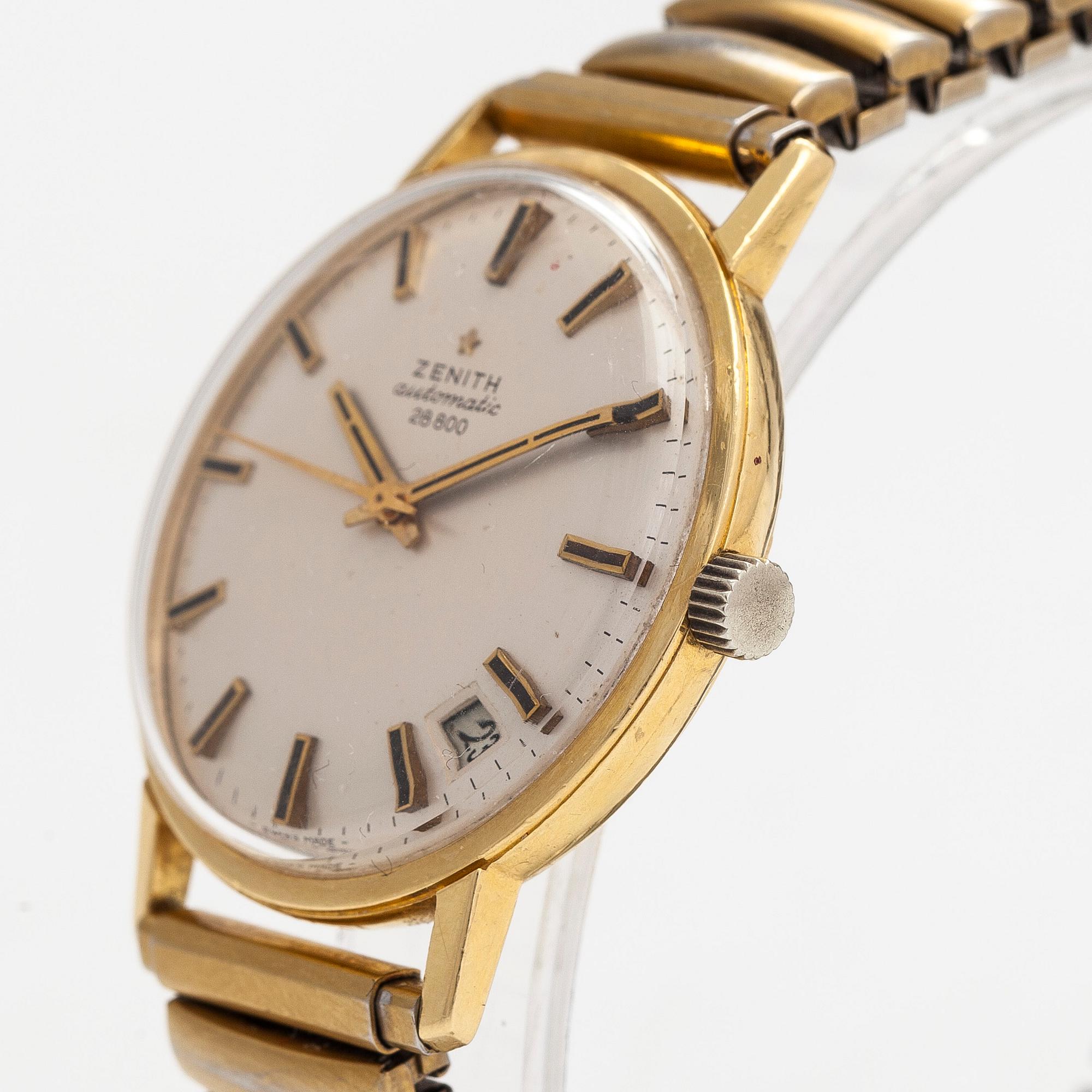 Zenith, 28800, armbandsur, 34 mm.