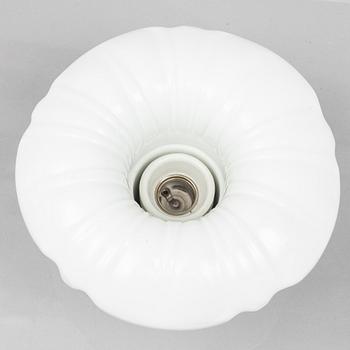 Harald Notini, tak/vägglampor, ett par, modell "6387", Arvid Böhlmarks Lampfabrik, Stockholm, 1920-30-tal.