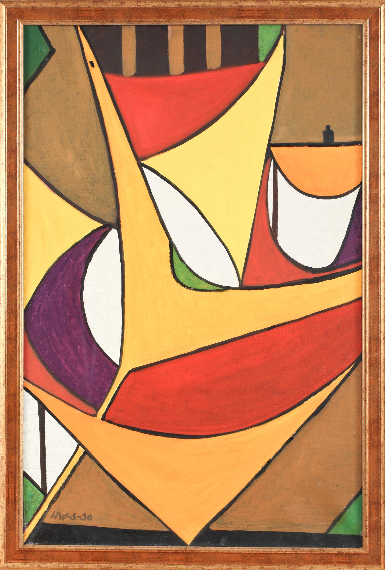 HANS WALTER SUNDBERG, olja på duk, sign. o dat. "-90".