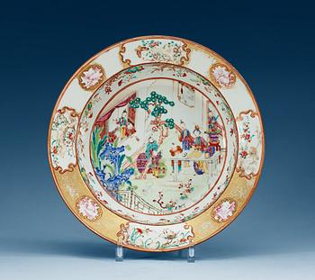 1604. HANDFAT, kompaniporslin. Qing dynastin, Qianlong (1736-95).