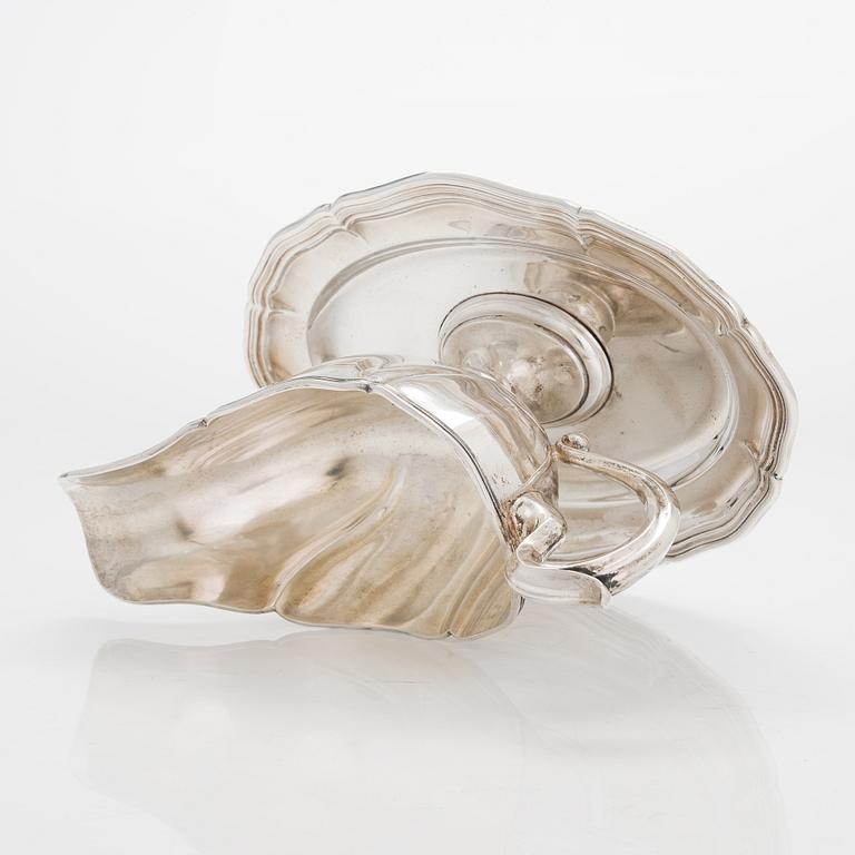 Såskanna, silver, Gebrüder Kühn, Schwäbisch Gmünd, Tyskland 1900-tal.