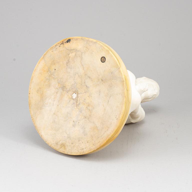 SKULPTUR, alabaster, omkring 1900.