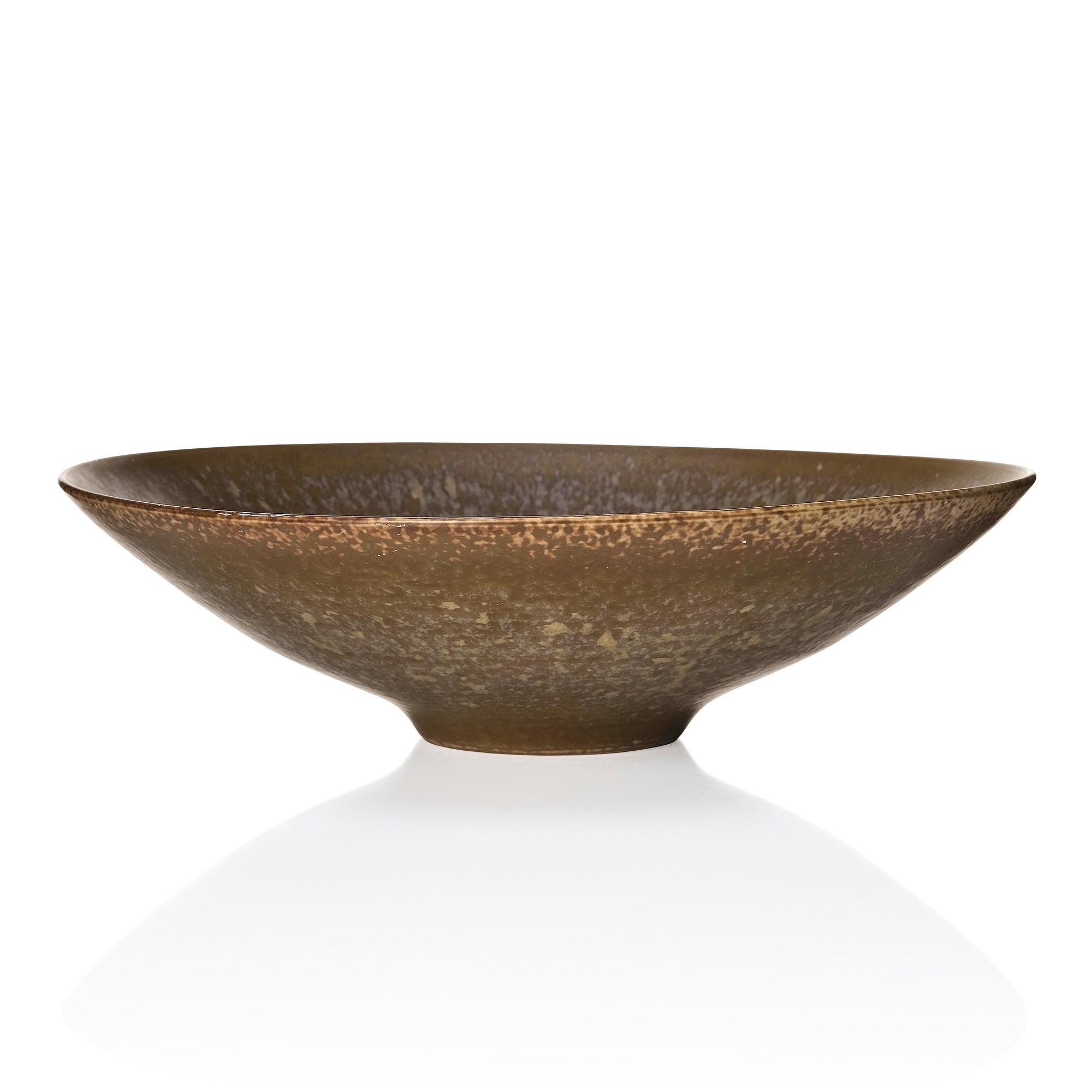 Carl-Harry Stålhane, a stoneware dish, Rörstrand, Sweden 1950s.