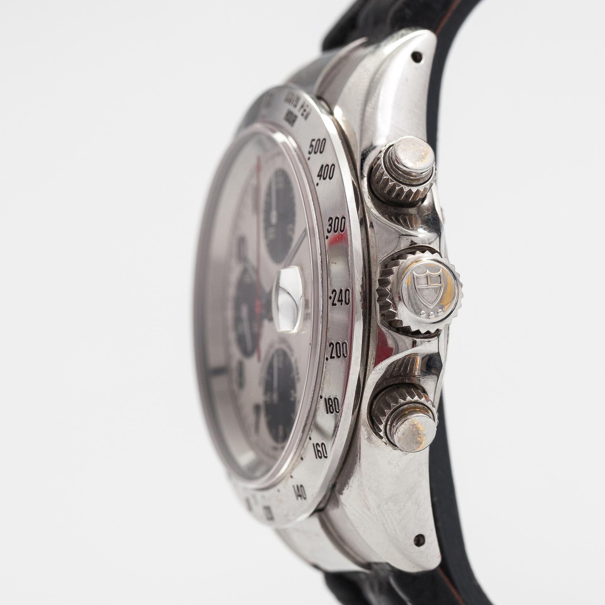 TUDOR, Prince date, Pre-Tiger panda, wristwatch, 39 mm.