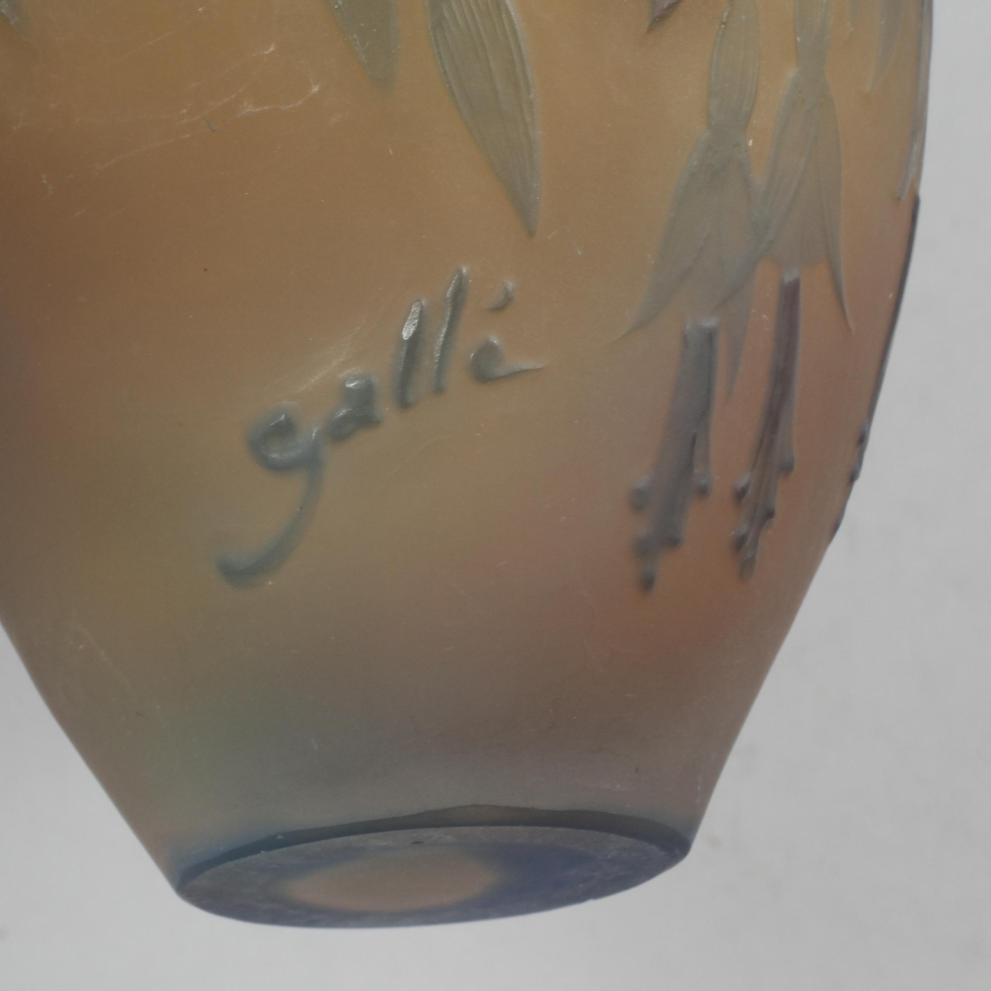 VAS, glas, jugend, Émile Gallé, Frankrike, 1900-talets första hälft.