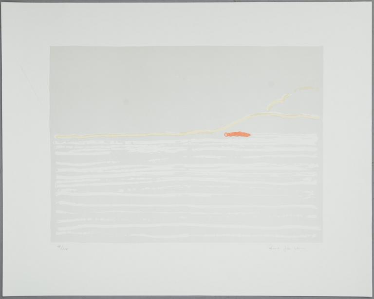 RUNE JANSSON, färglitografi, signerad, numrerad 46/110.