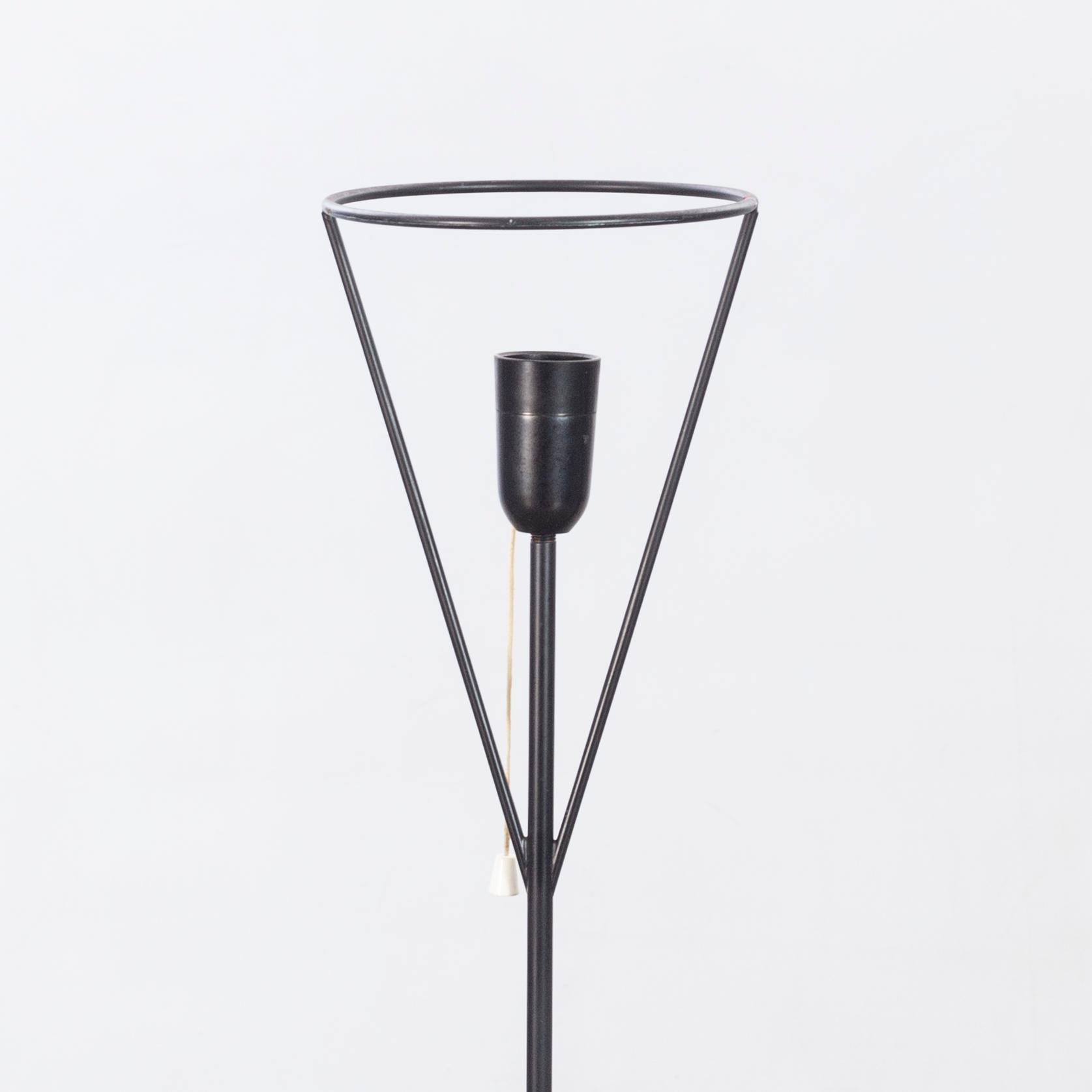 A floor lamp "Vice versa" Carl Auböck for ASEA mid 20th century.