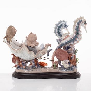 Francisco Polope, figurine, "Underwater journey", Lladró, Spain.