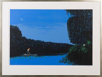 JUHANI LINNOVAARA, serigraph, signed, numbered 12/100.