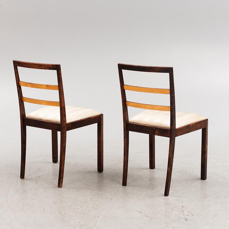 Chairs, 5 pcs, first half of the 20th century.
