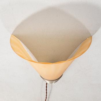 Edward Hald, wall lamp, Orrefors, 1930s.