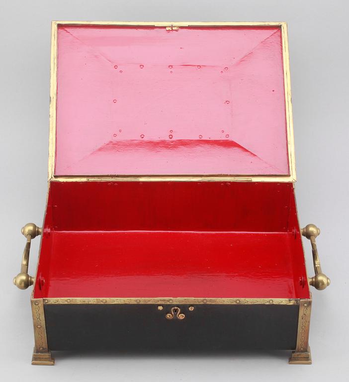 KASSASKRIN, plåt, 1800-tal.
