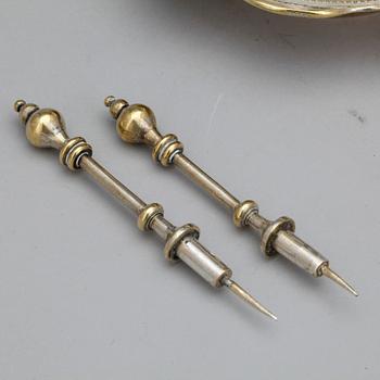 PARFYMBRÄNNARE, pläter, 1800-tal.