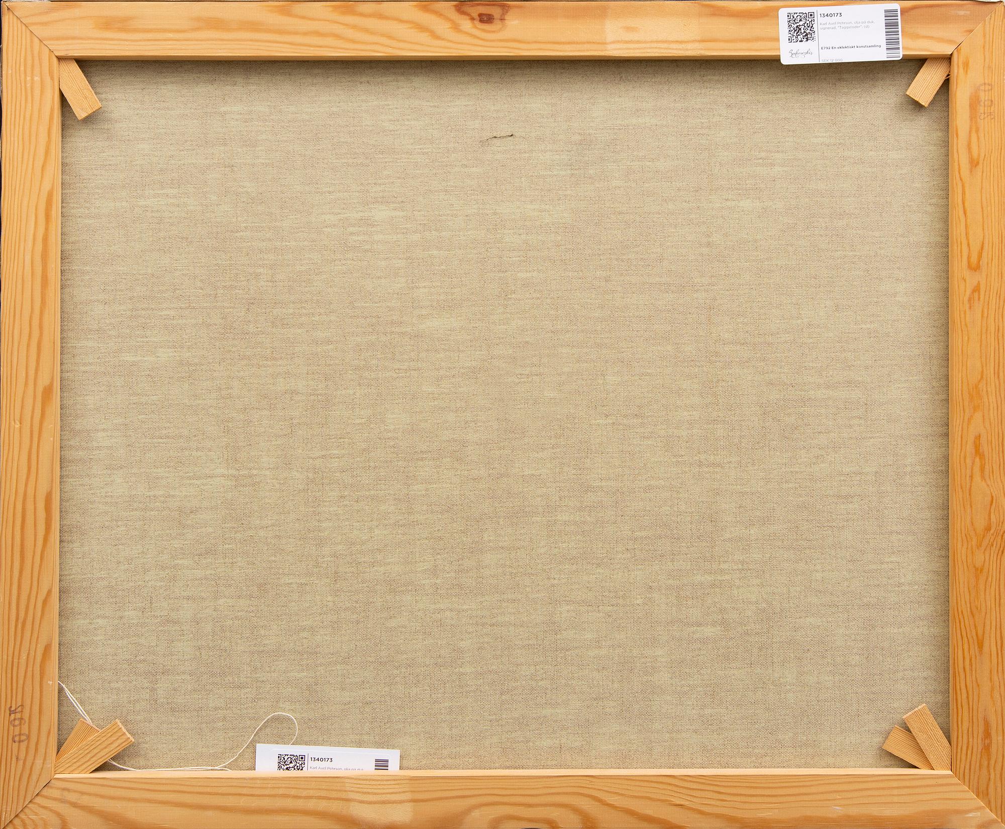 Karl Axel Pehrson, olja på duk, signerad,