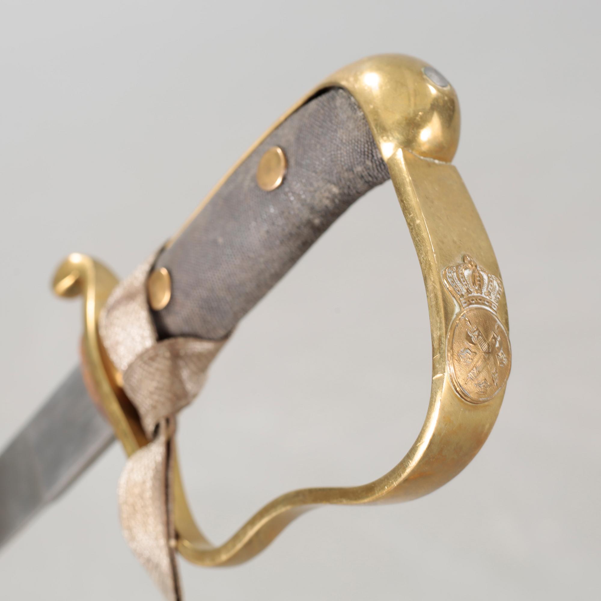 A police sword, first half of the 20th century.