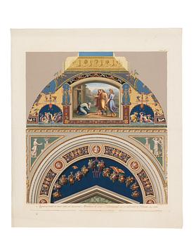 Giovanni Ottaviani, Five scenes from cloister vaults in the Raphael Loggias in the Vatican.