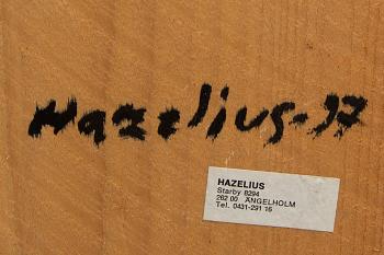 Rolf Hazelius, a signed and dated sculpture.