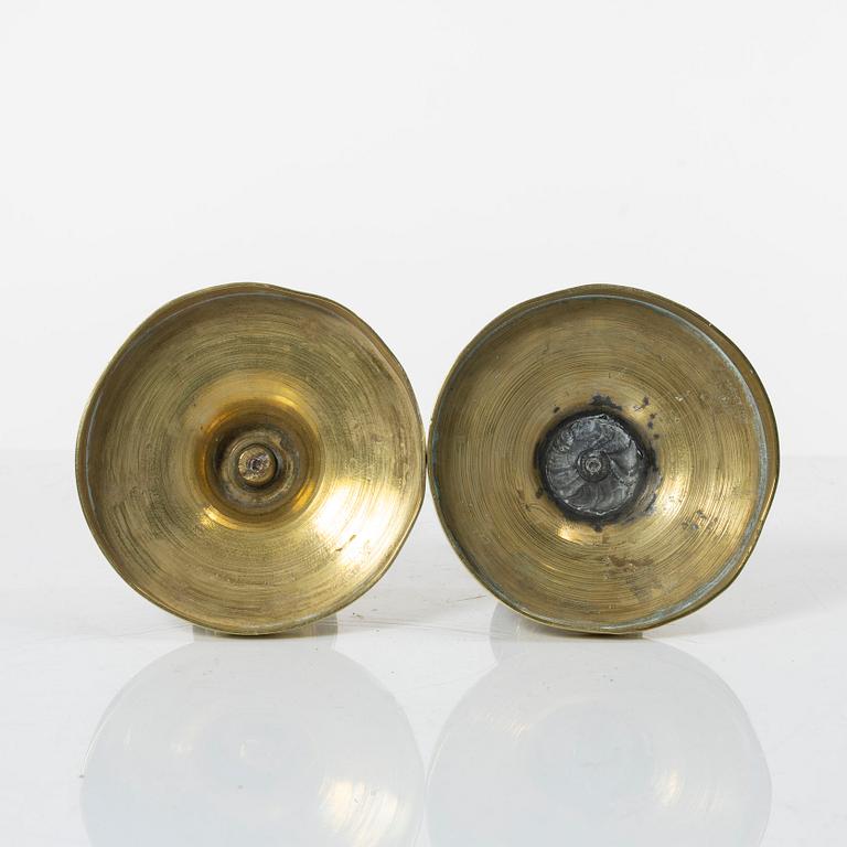 A pair of candle sticks, Empire, France, first half of the 19th century.