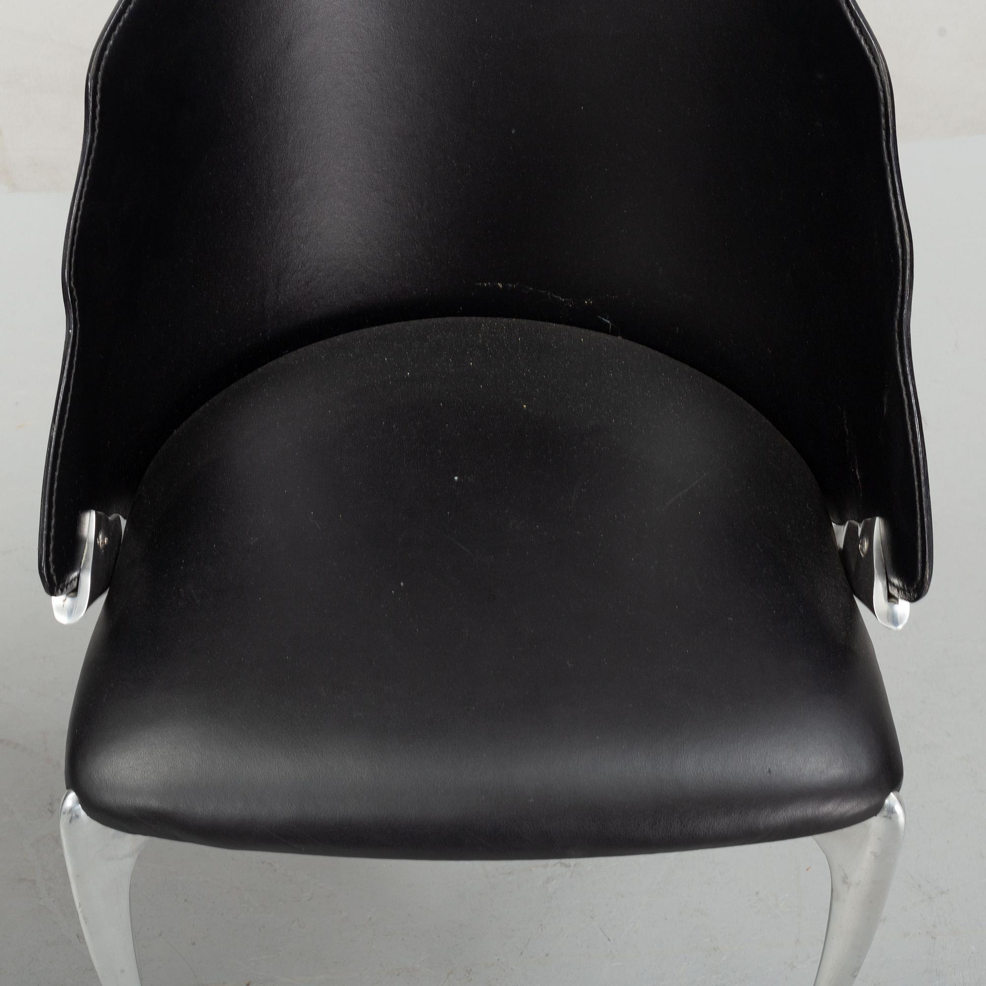 Bernard Dequet, a pair of chairs, second half of the 20th century.