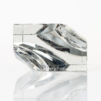 Sven Palmqvist, skulptur, signerad, Orrefors expo, 1972.