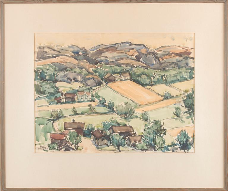 Juhan Nõmmik, Landscape.