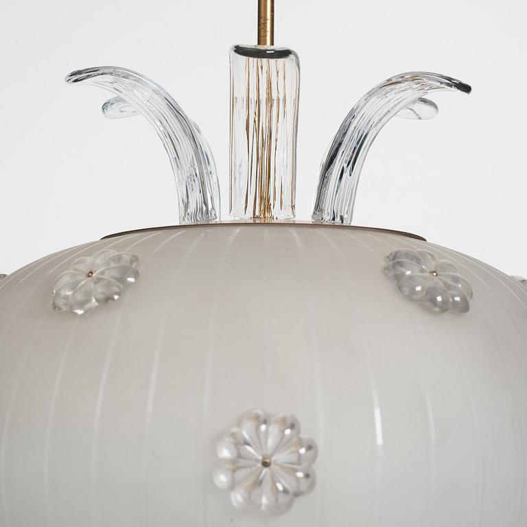 Harald Notini, a ceiling lamp, model "11556", Arvid Böhlmarks Lampfabrik, 1940s.