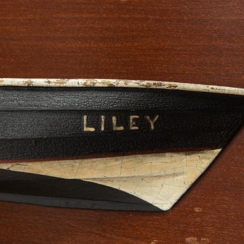 A boat model, 'Liley', first half of the 20th century.