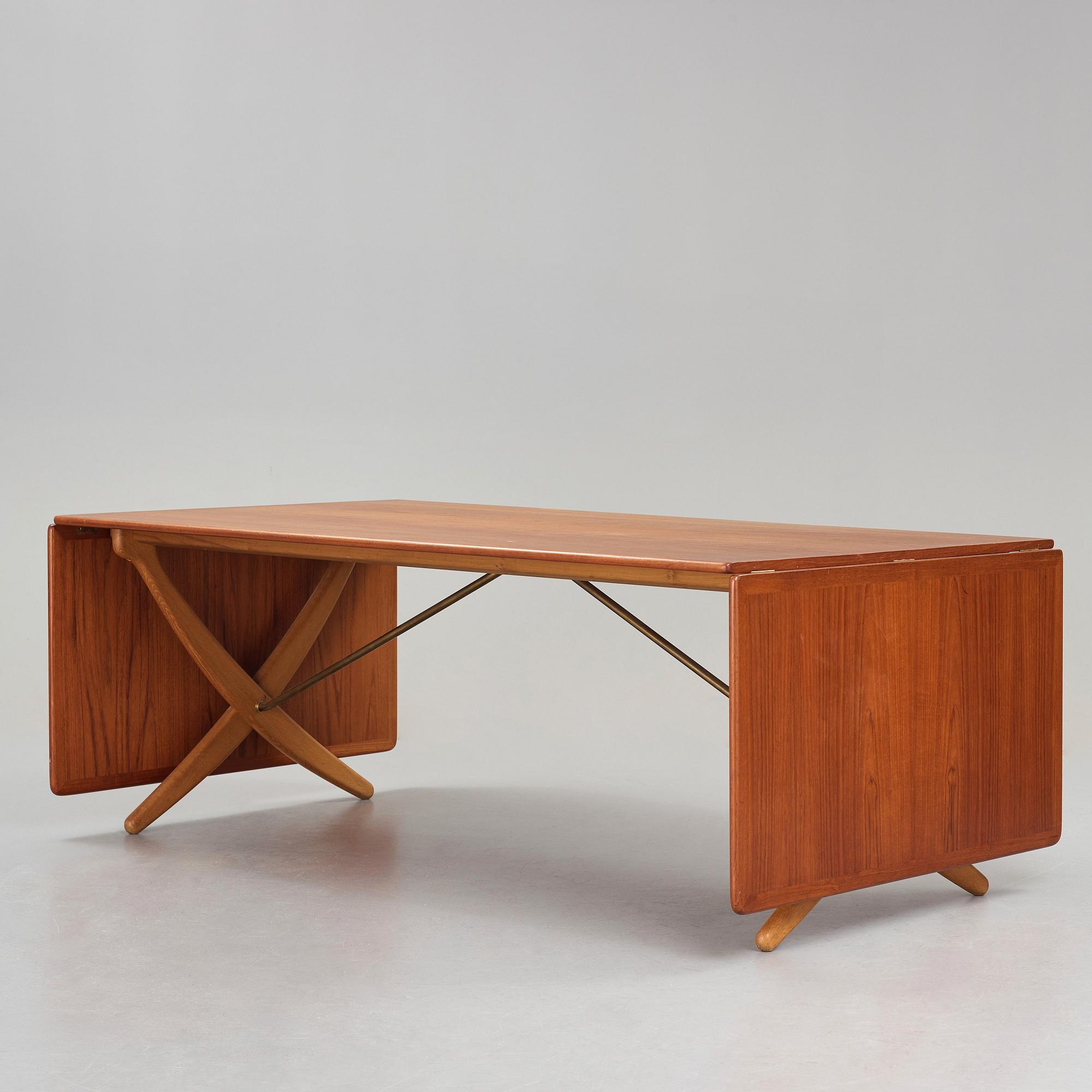 Hans J. Wegner, an "AT-314" dinner table, Andreas Tuck, Denmark 1950-60's.