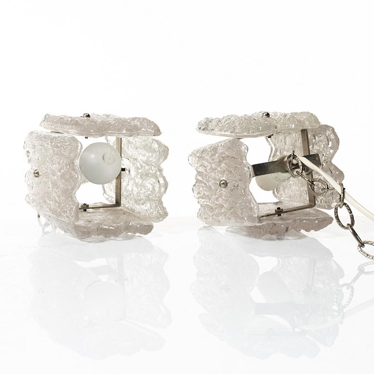 Carl Fagerlund, Wall lamps a pair, window lamps a pair, second half of the 20th century.