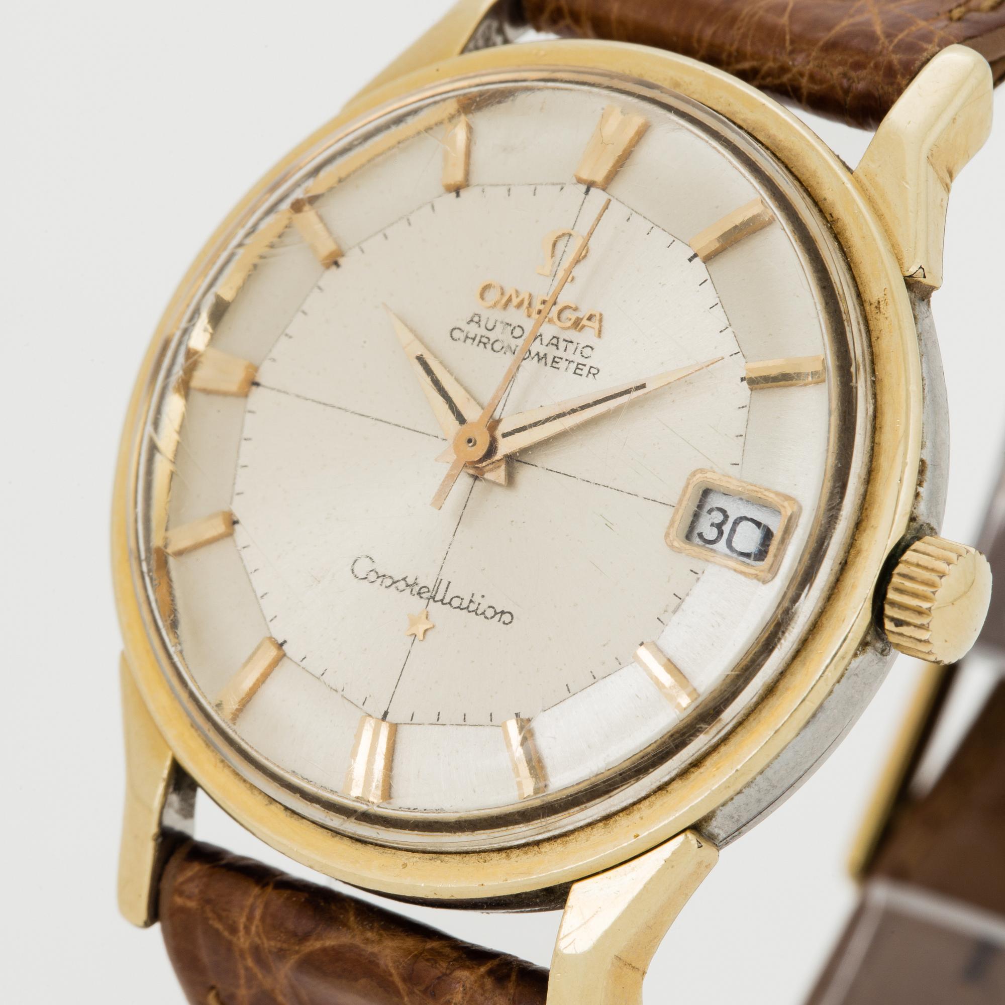 OMEGA, Constellation, "Pie-Pan", Chronometer, wristwatch, 34 mm,