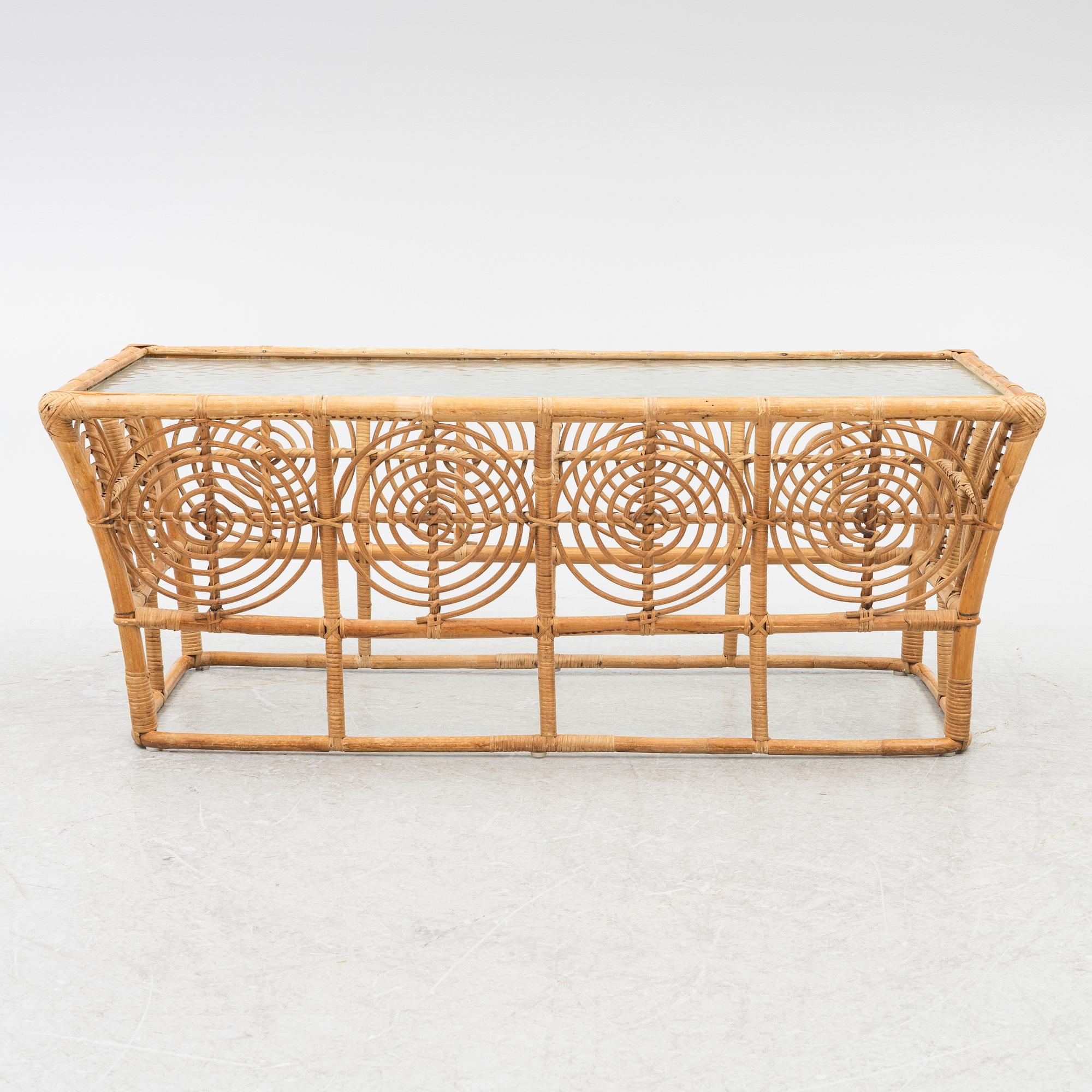Soffbord, Sjövalls korgmakeri, 1940-50-tal.