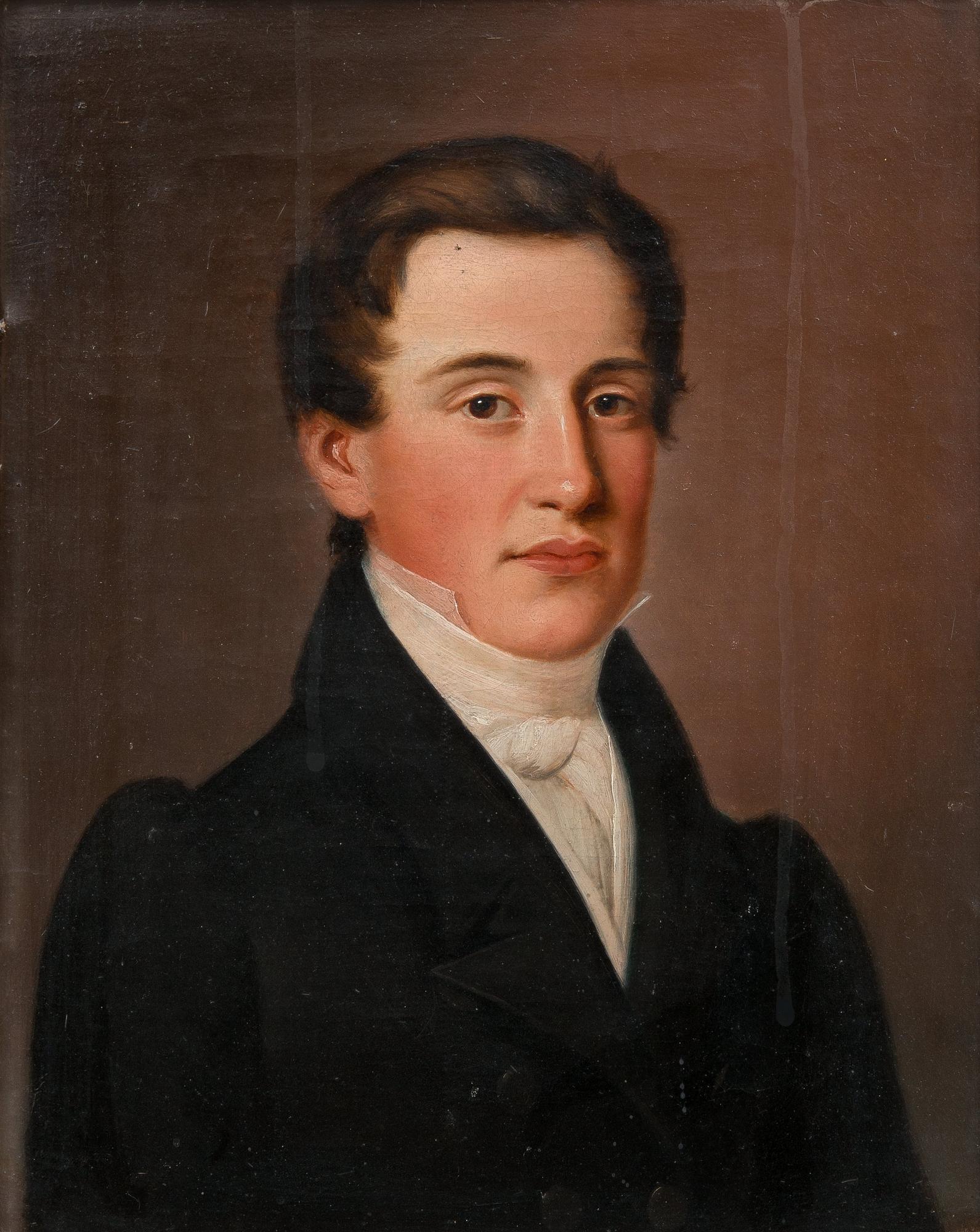 JOHAN ERIK LINDH, olja på duk, a tergo signerad.