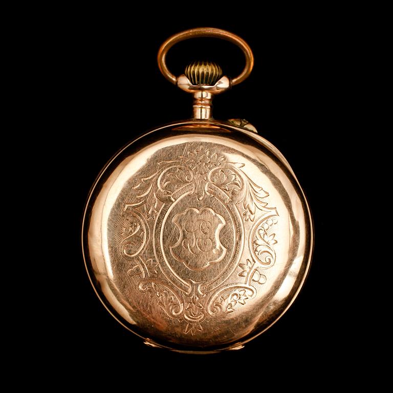 FICKUR, boett 14 k guld, tidigt 1900-tal.