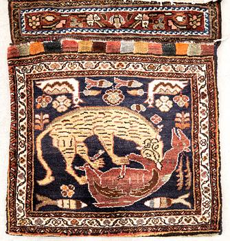 Saddle bag  Bakthiari Khorjin old 155x76 cm.