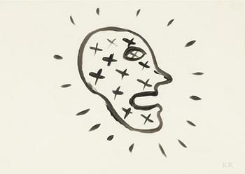 Roger Risberg, Ansikte med kryss.