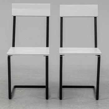 A pair of Grythyttan garden chairs.