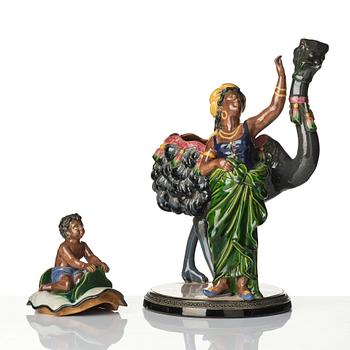 A table centerpiece, Gerbing & Stephan, Germany, late 19th century.